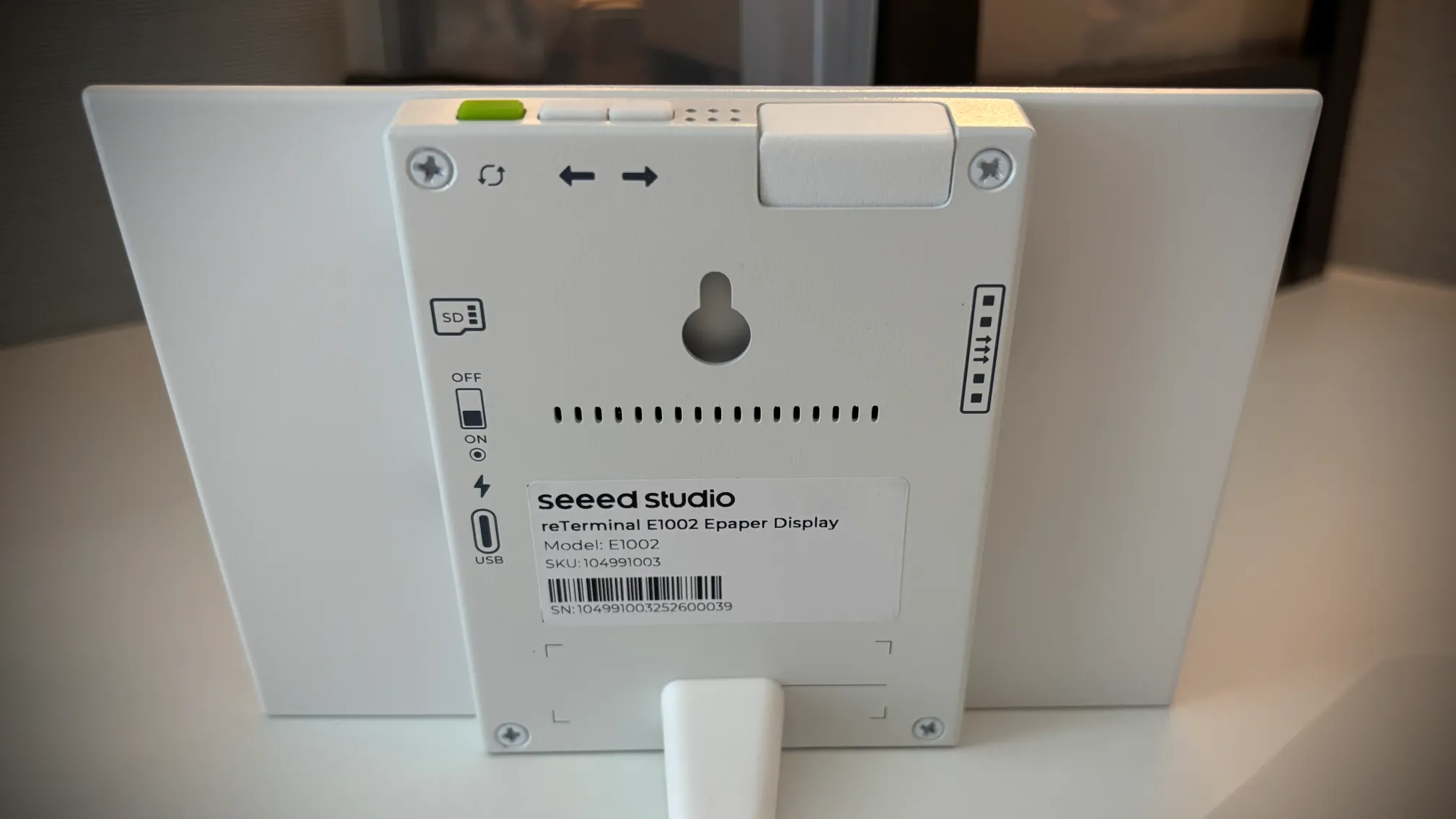 Back of the Seeed Studio reTerminal E1002